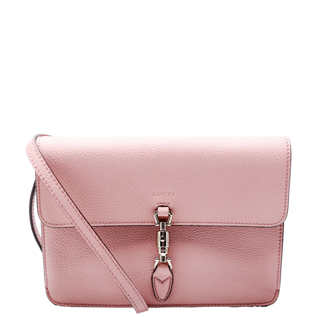 364435 Jackie Small 2-Way Flap Clutch Pink