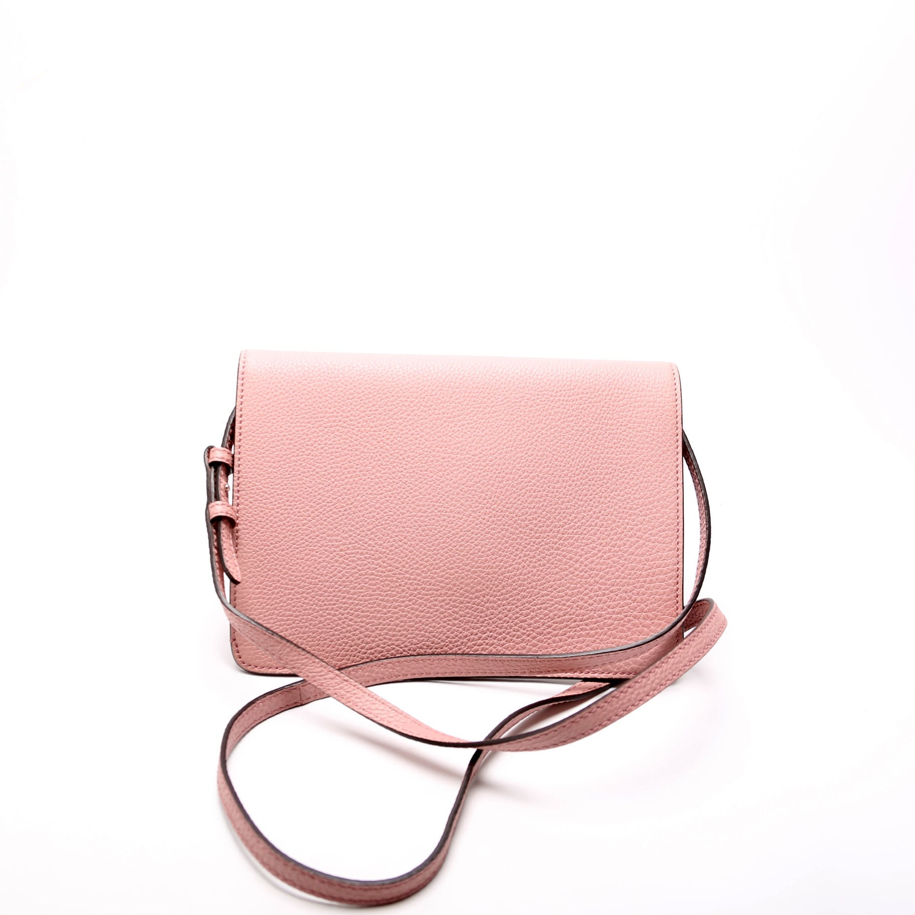 364435 Jackie Small 2-Way Flap Clutch Pink