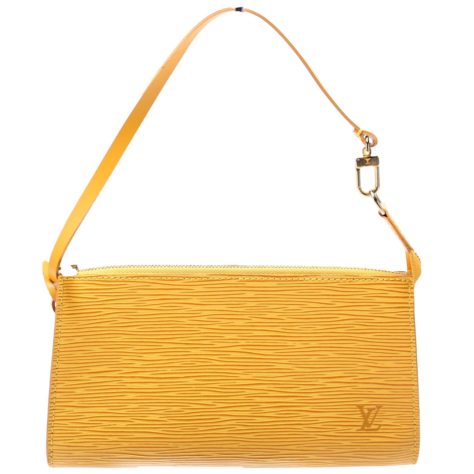 Pochette Accessories Epi Yellow