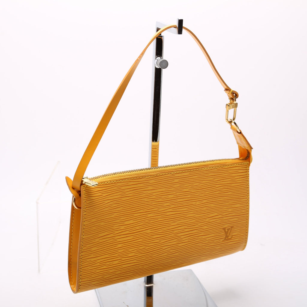 Pochette Accessories Epi Yellow
