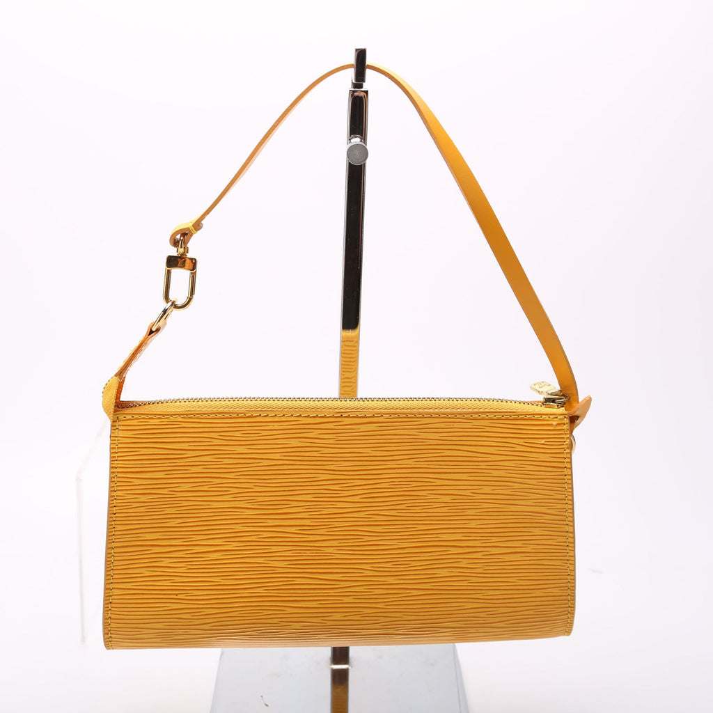 Pochette Accessories Epi Yellow