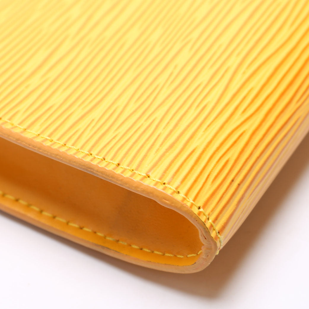 Pochette Accessories Epi Yellow