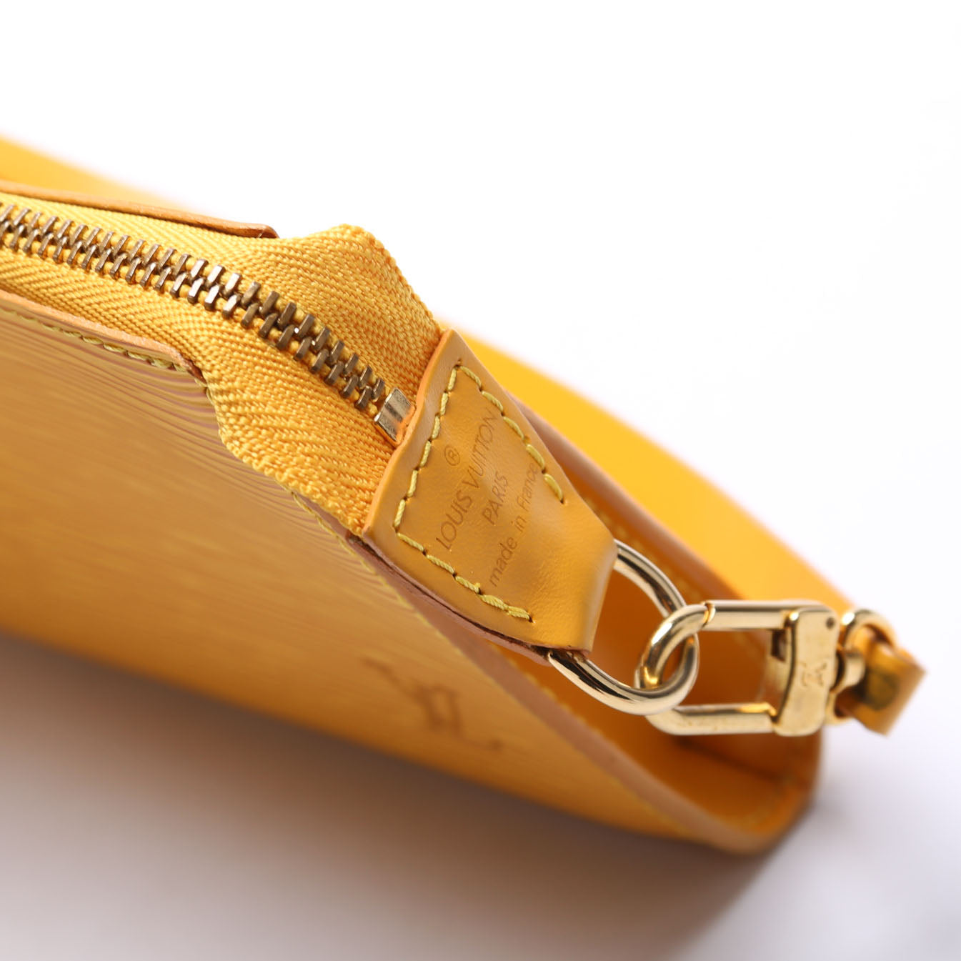 Pochette Accessories Epi Yellow