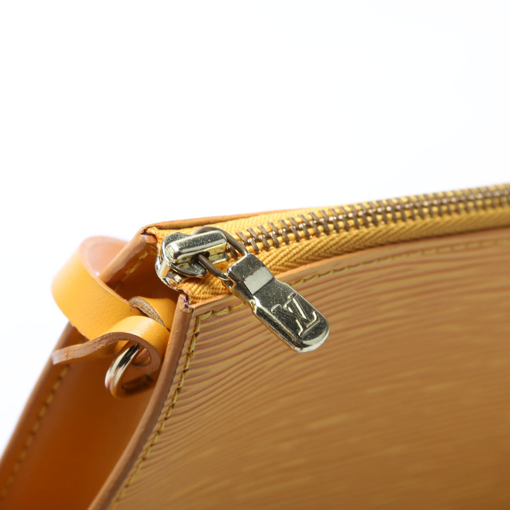Pochette Accessories Epi Yellow