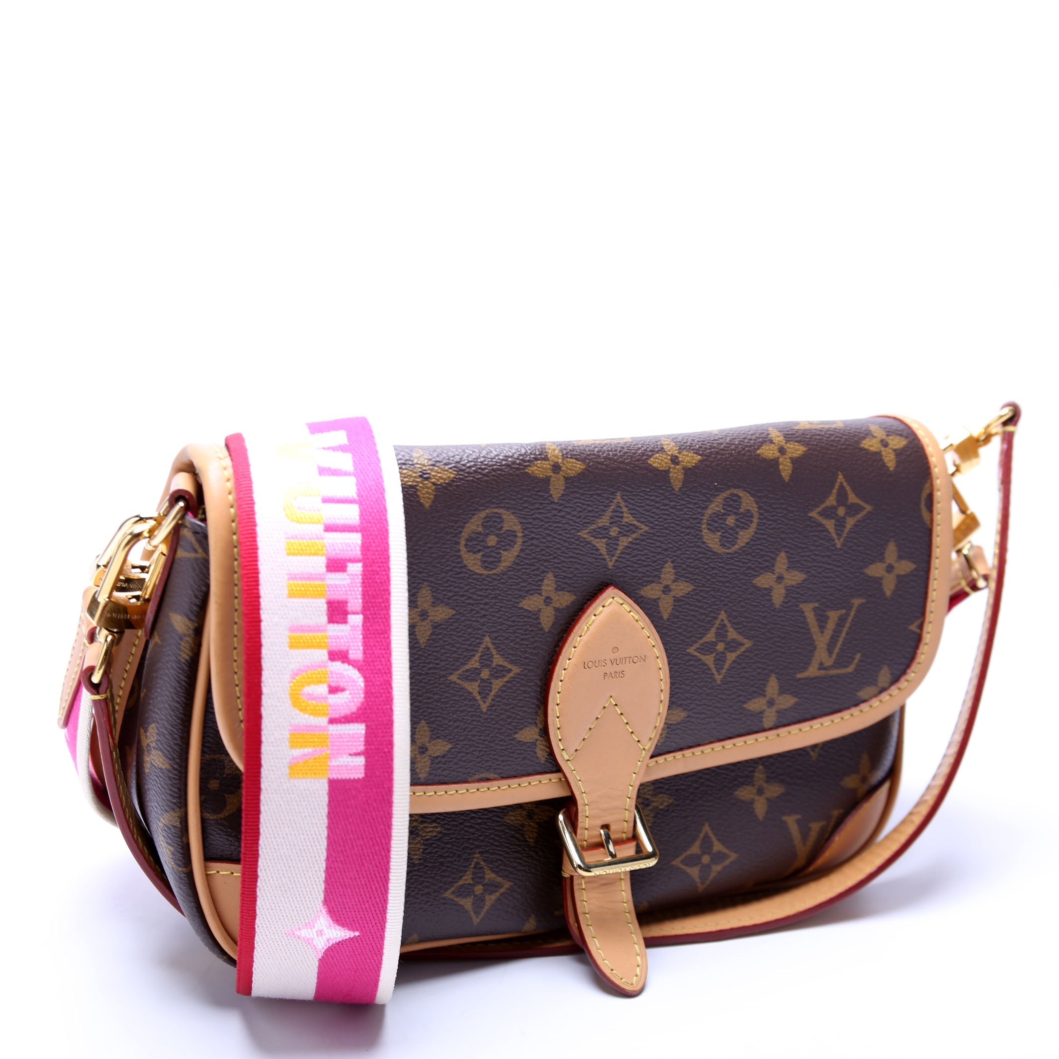 Diane NM Satchel Monogram Pink