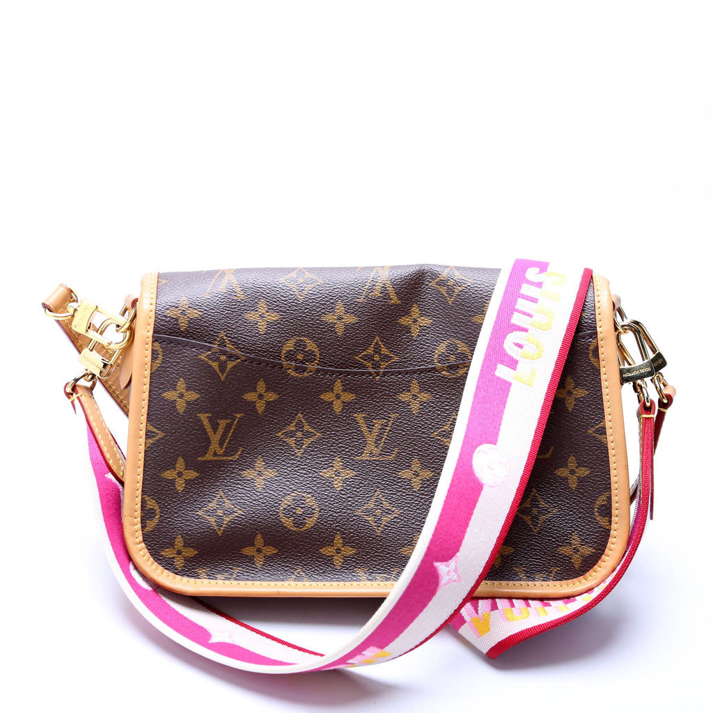 Diane NM Satchel Monogram Pink
