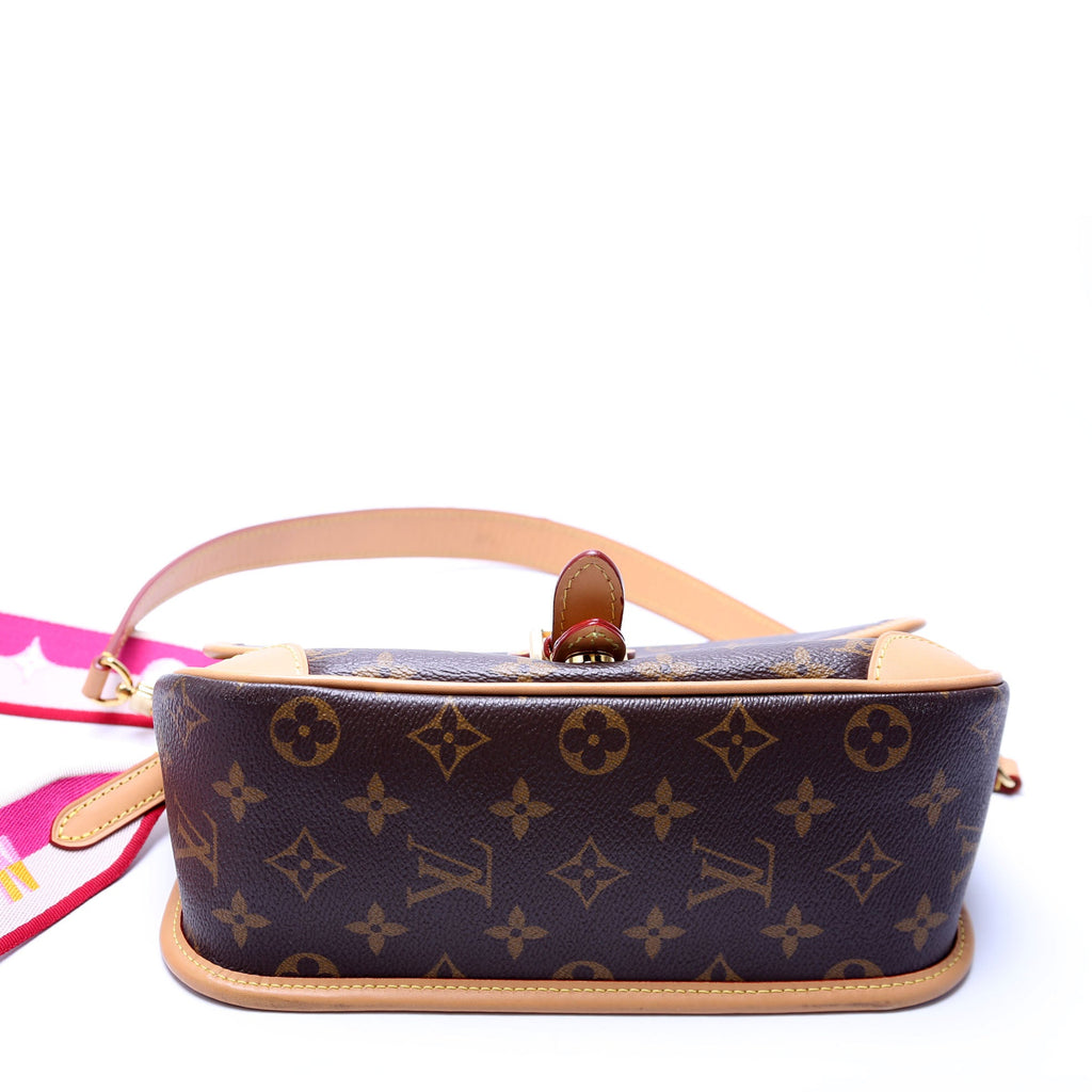 Diane NM Satchel Monogram Pink