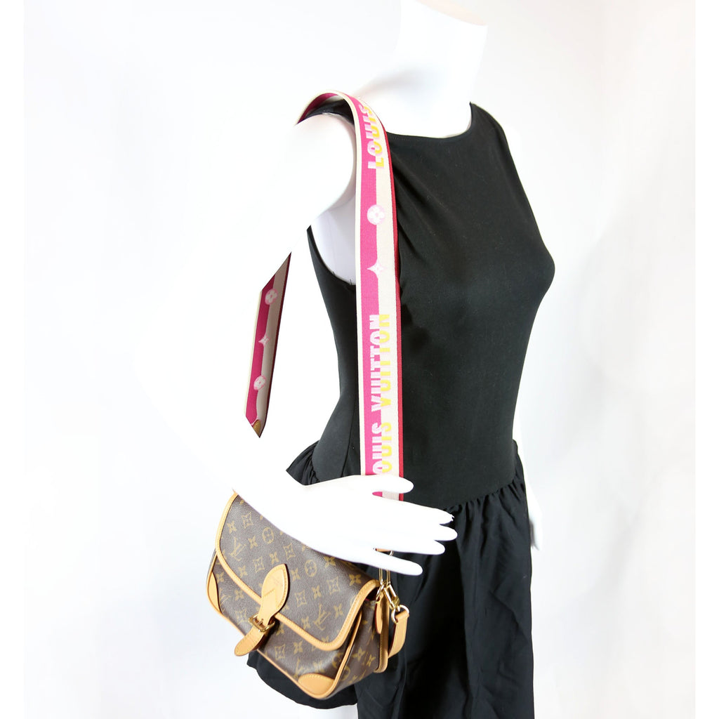 Diane NM Satchel Monogram Pink
