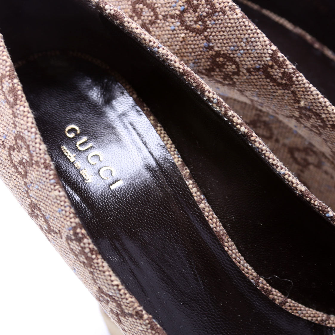 Horsebit Open Toe Wedge Pumps Size 36