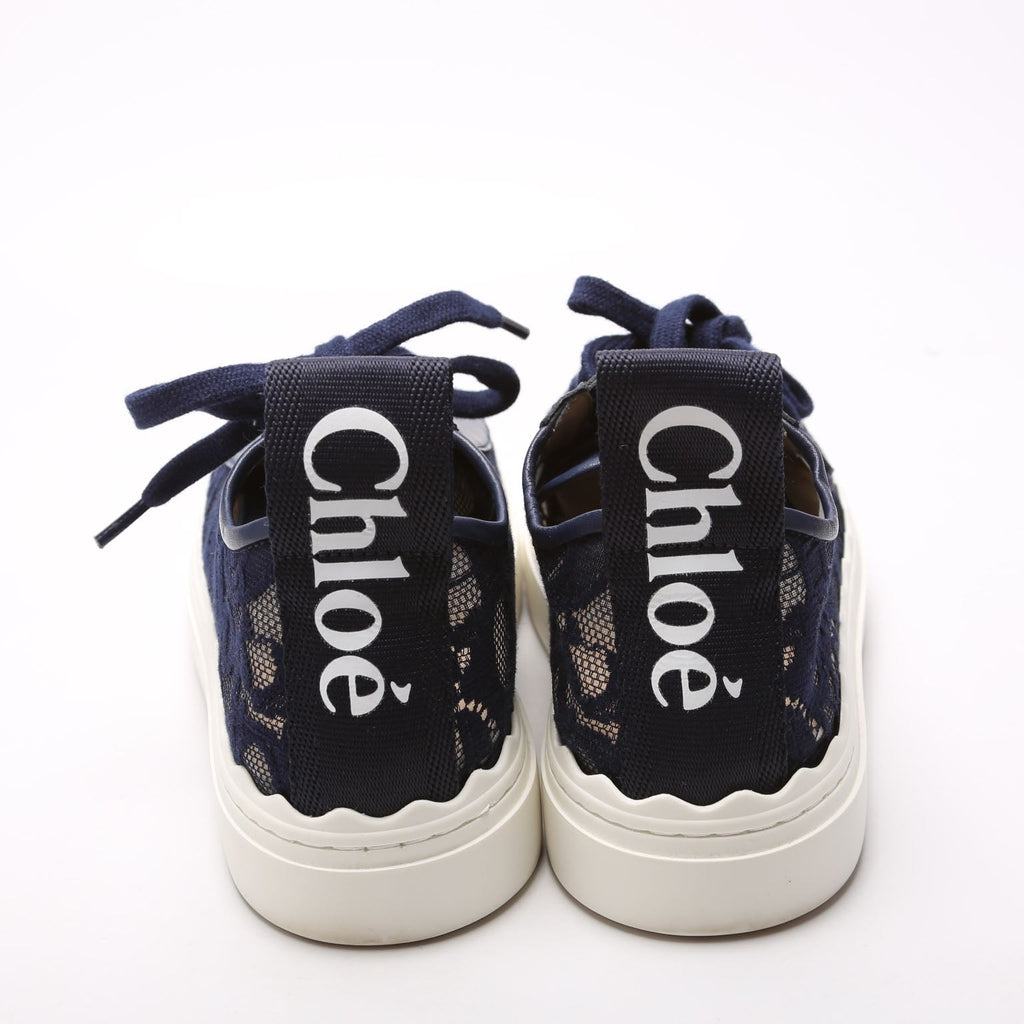 Lauren Lace Sneakers Size 38 Navy