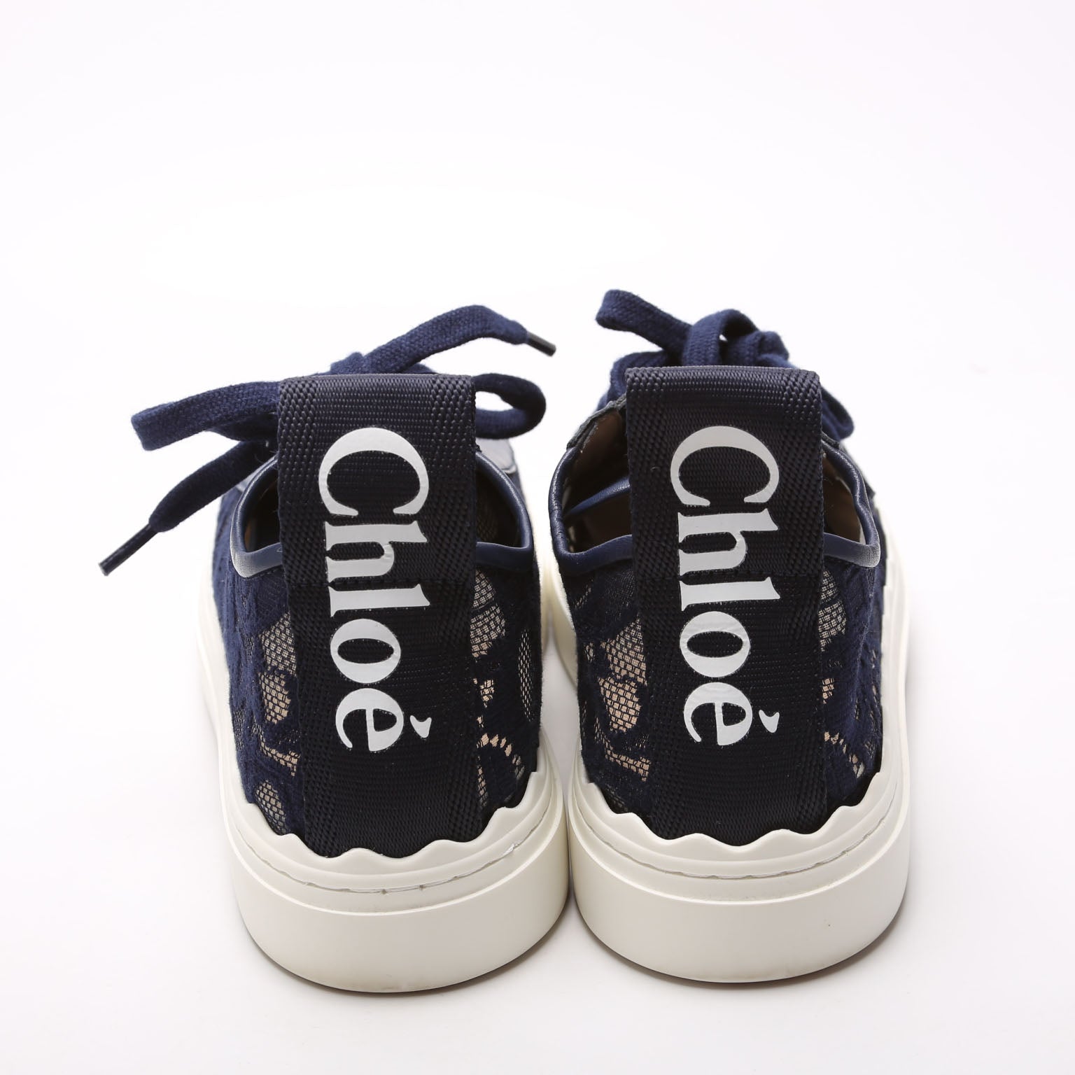 Lauren Lace Sneakers Size 38 Navy