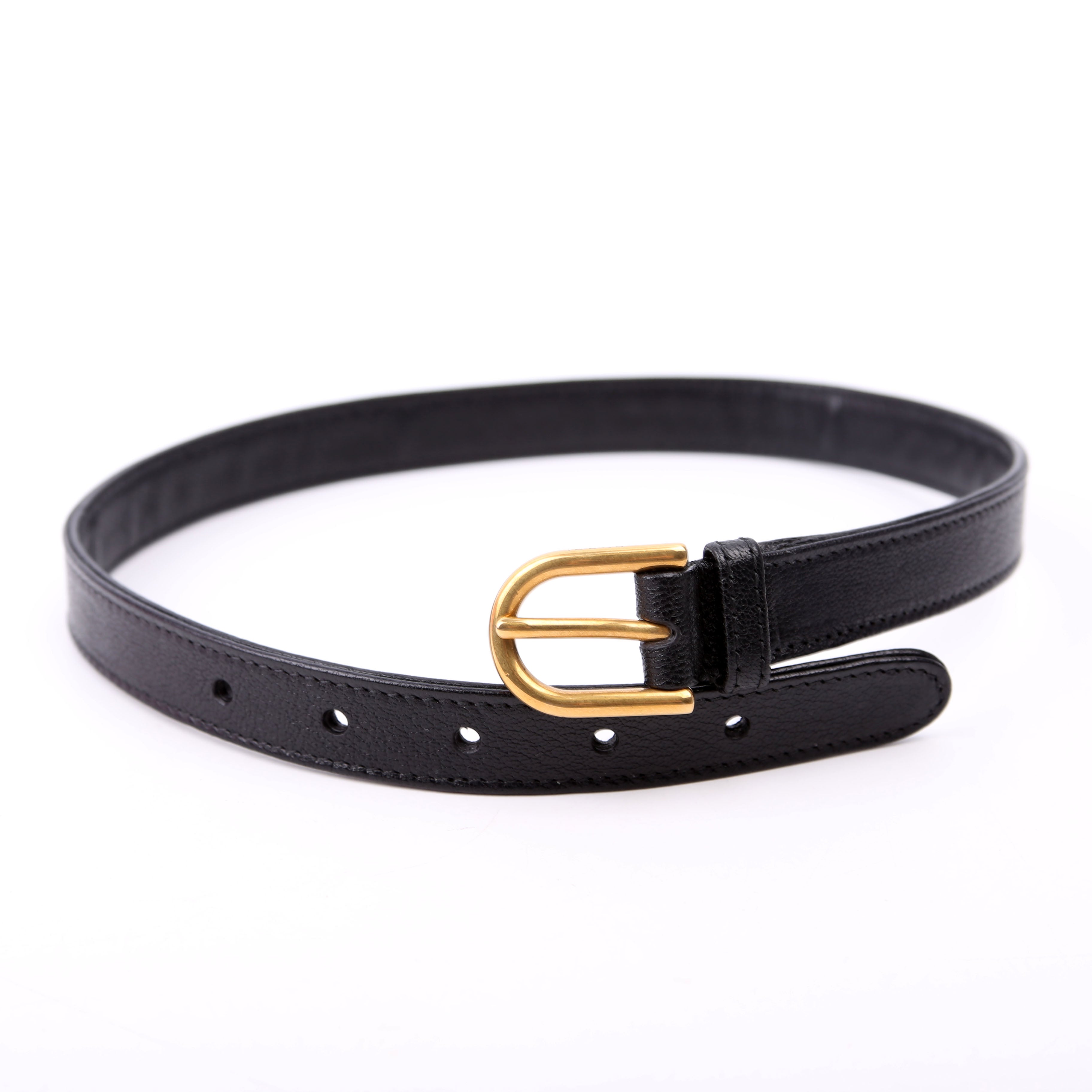 731817 Aphrodite Leather Small Shoulder Black