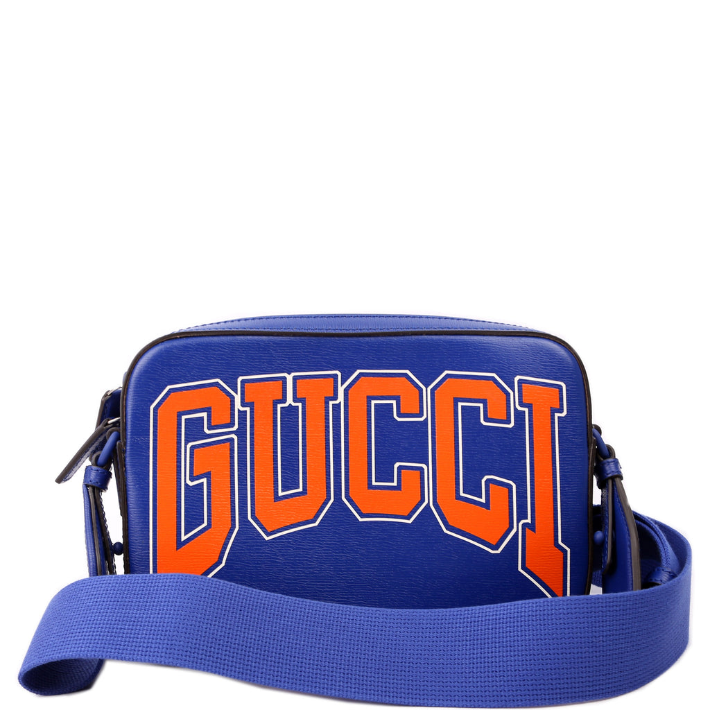 Gucci 774453 Shanghai Interlocking G Camera Bag Blue