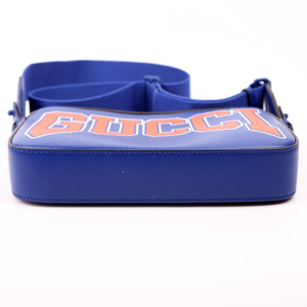 Gucci 774453 Shanghai Interlocking G Camera Bag Blue