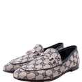 Jordaan GG Canvas Loafers Size 37 Navy
