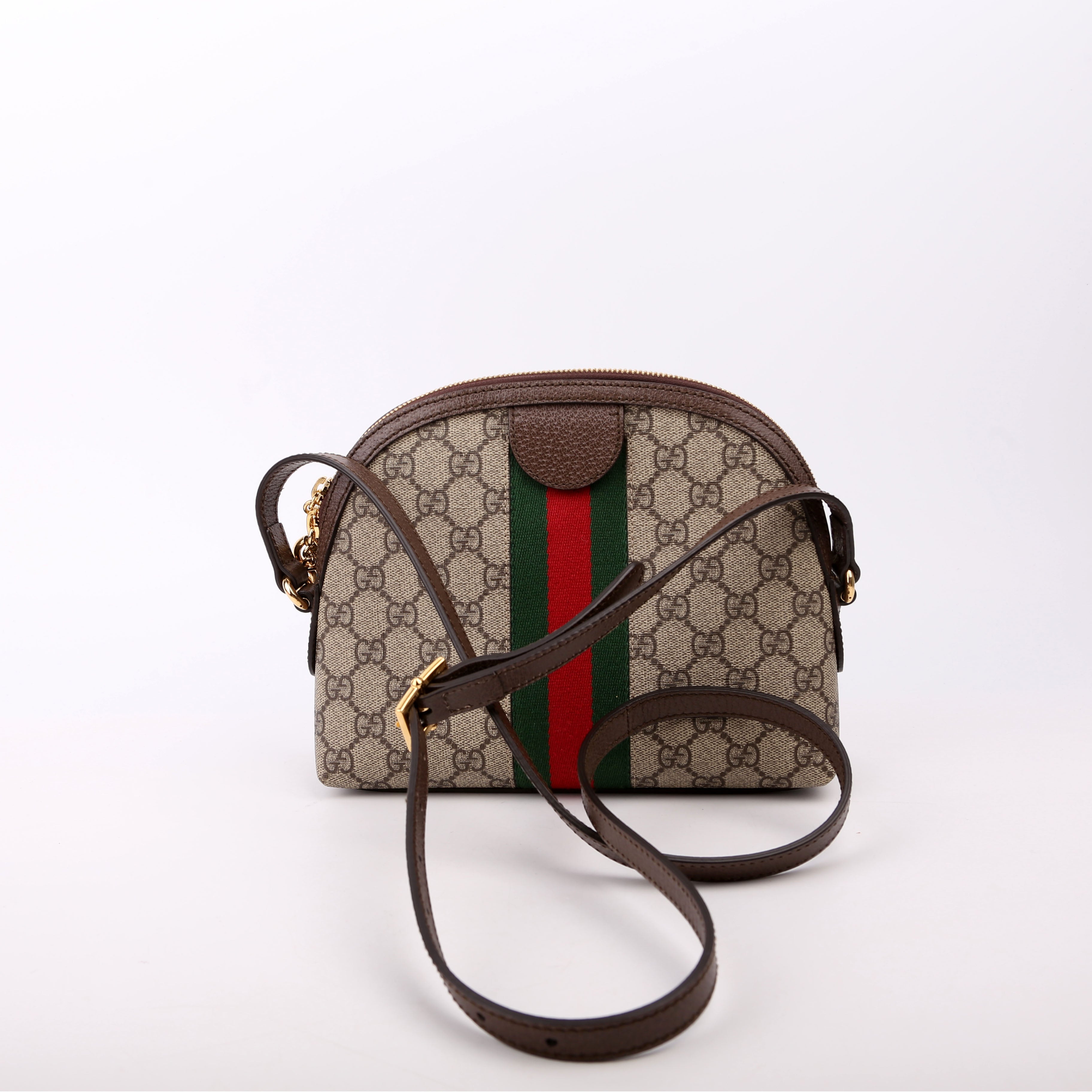 499621 Ophidia GG Small Crossbody Brown