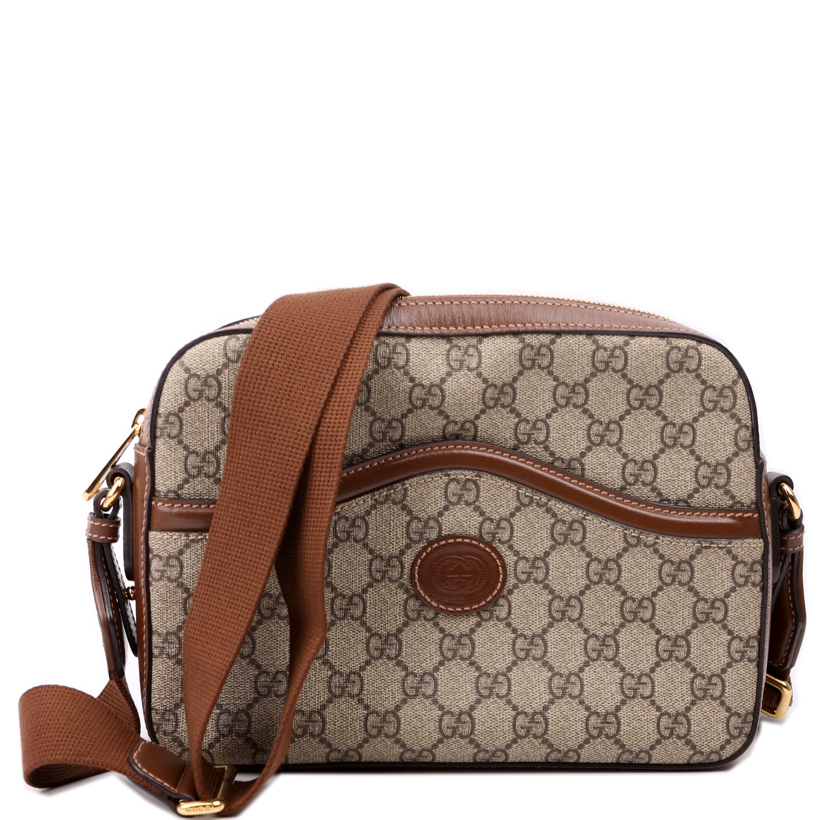 675891 Interlocking GG Messenger Brown