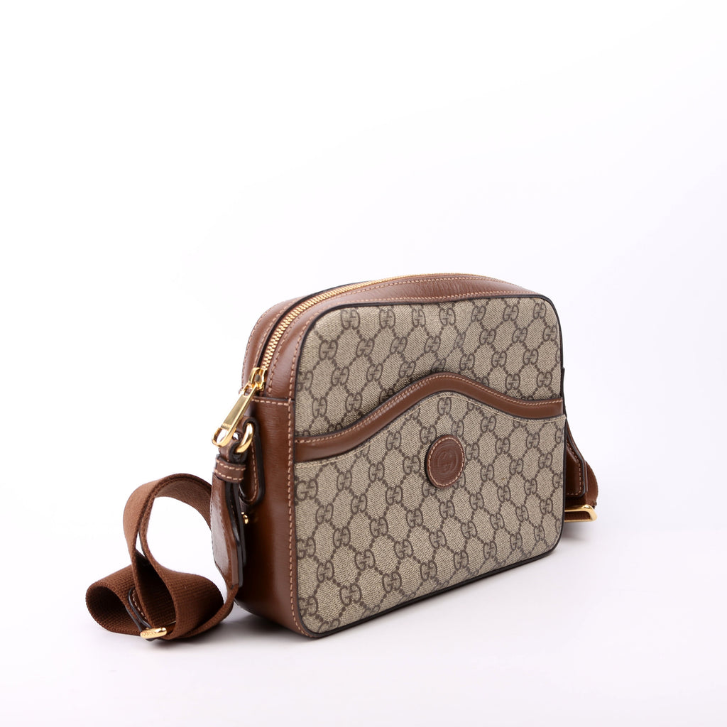 675891 Interlocking GG Messenger Brown