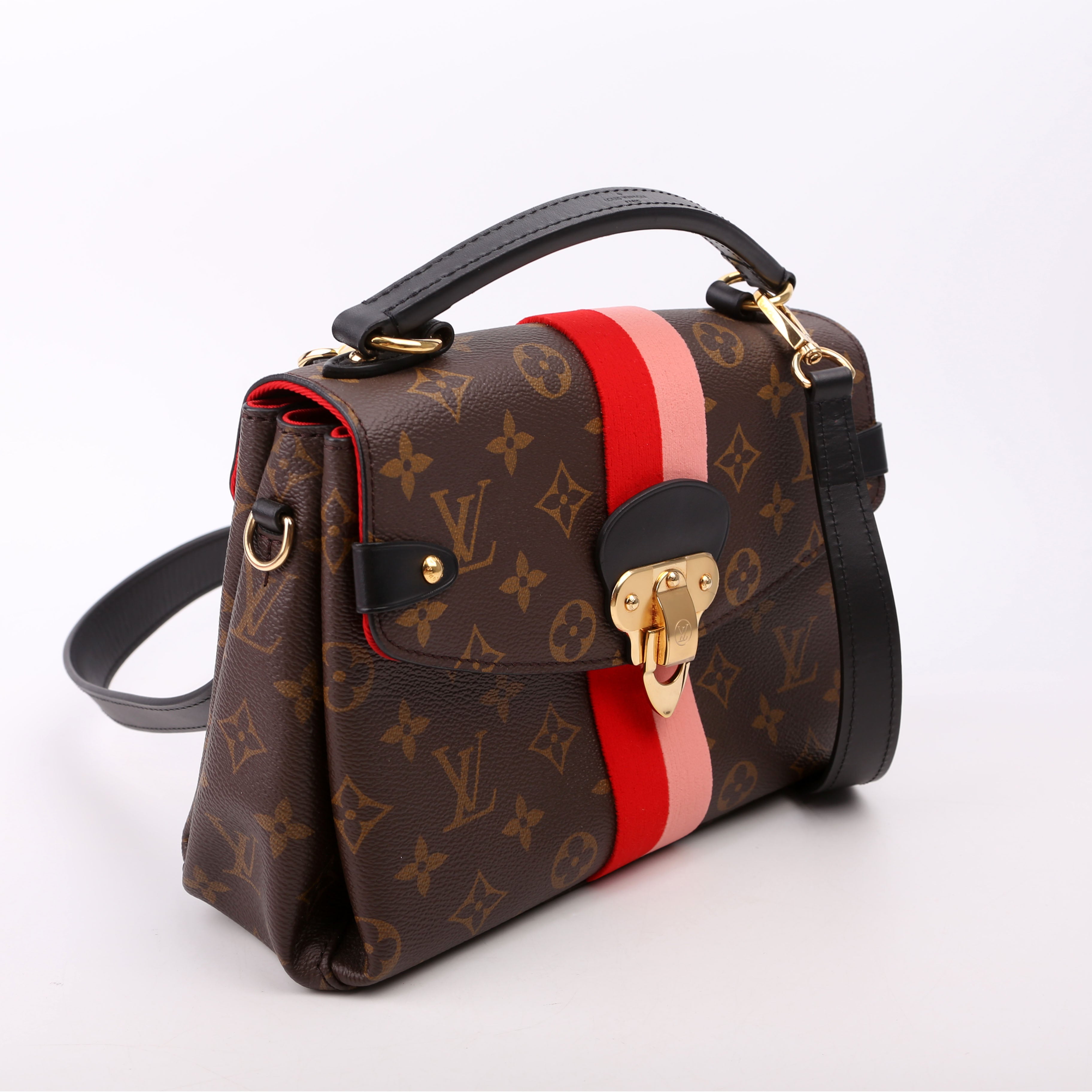 Georges BB Monogram Black/Red