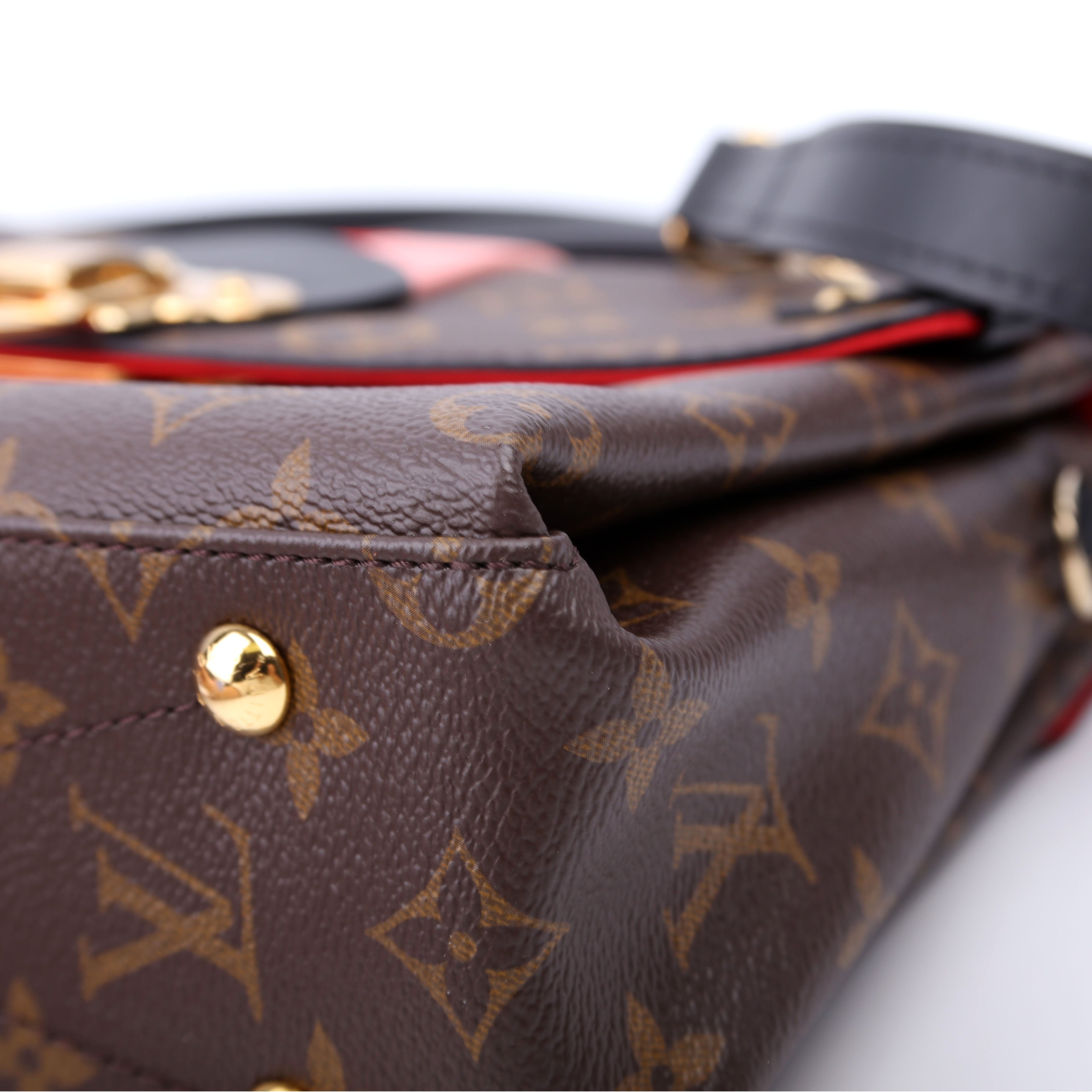 Georges BB Monogram Black/Red