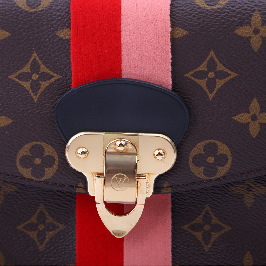 Georges BB Monogram Black/Red