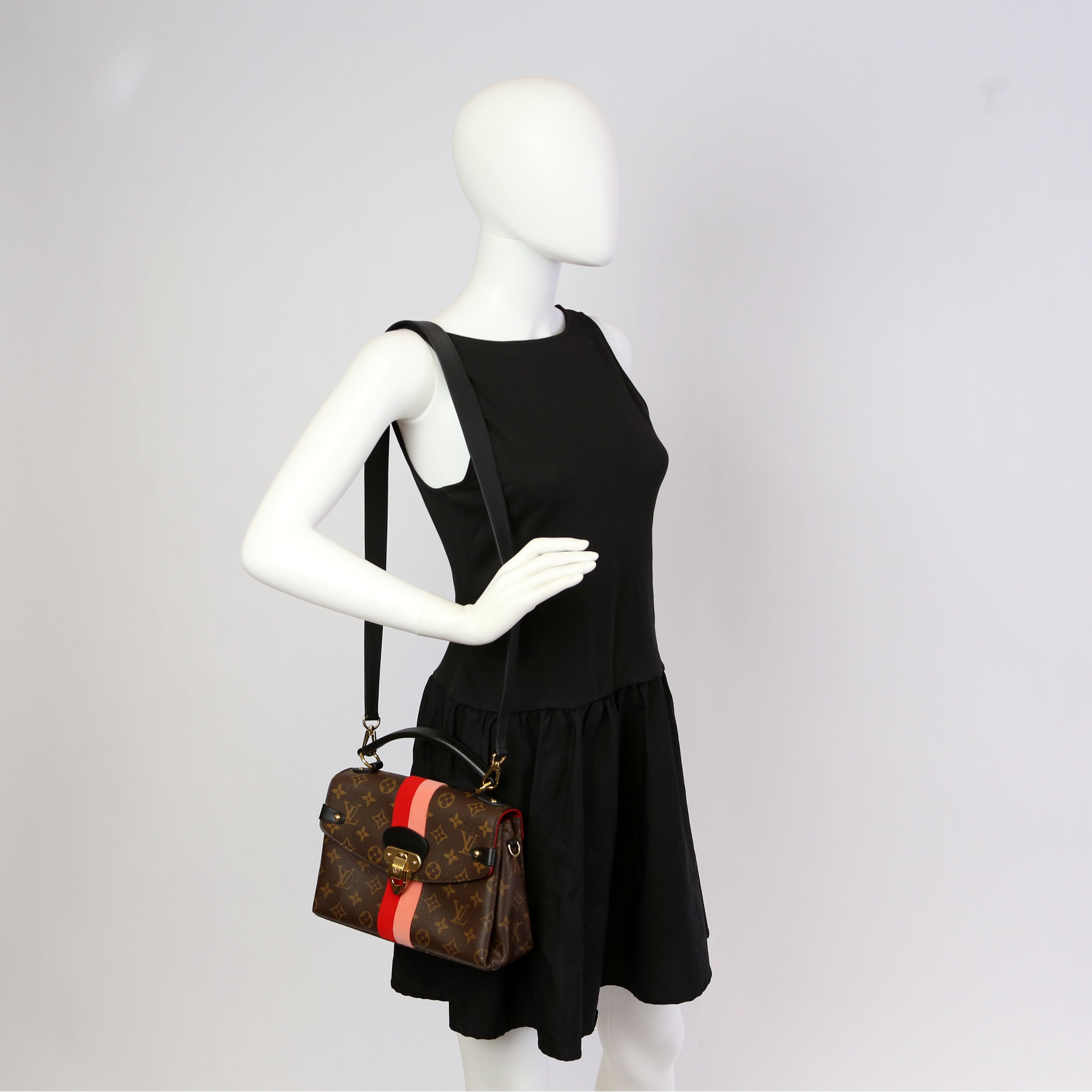 Georges BB Monogram Black/Red
