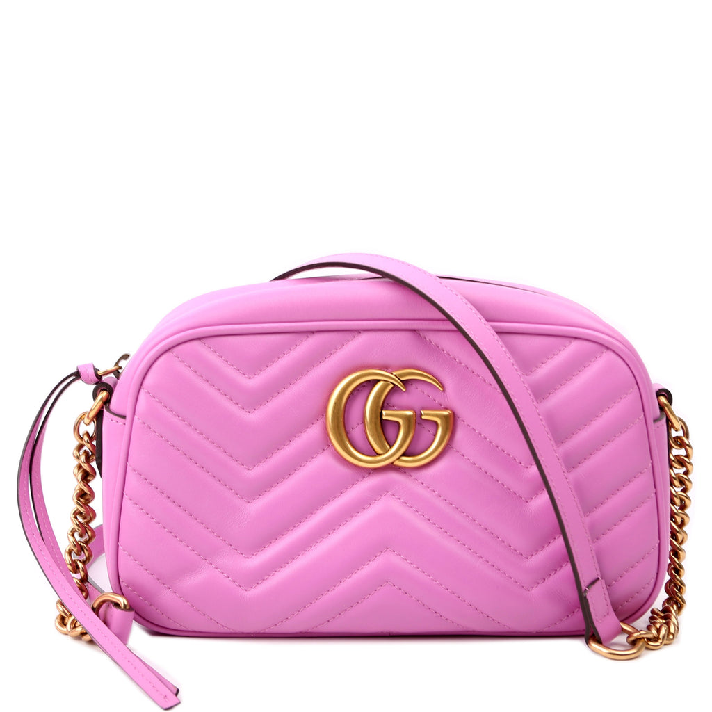 447632 Marmont Small Leather Camera Purple