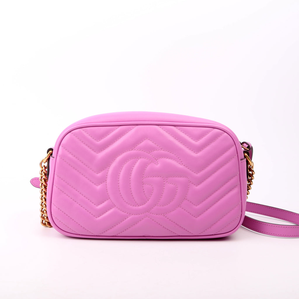 447632 Marmont Small Leather Camera Purple