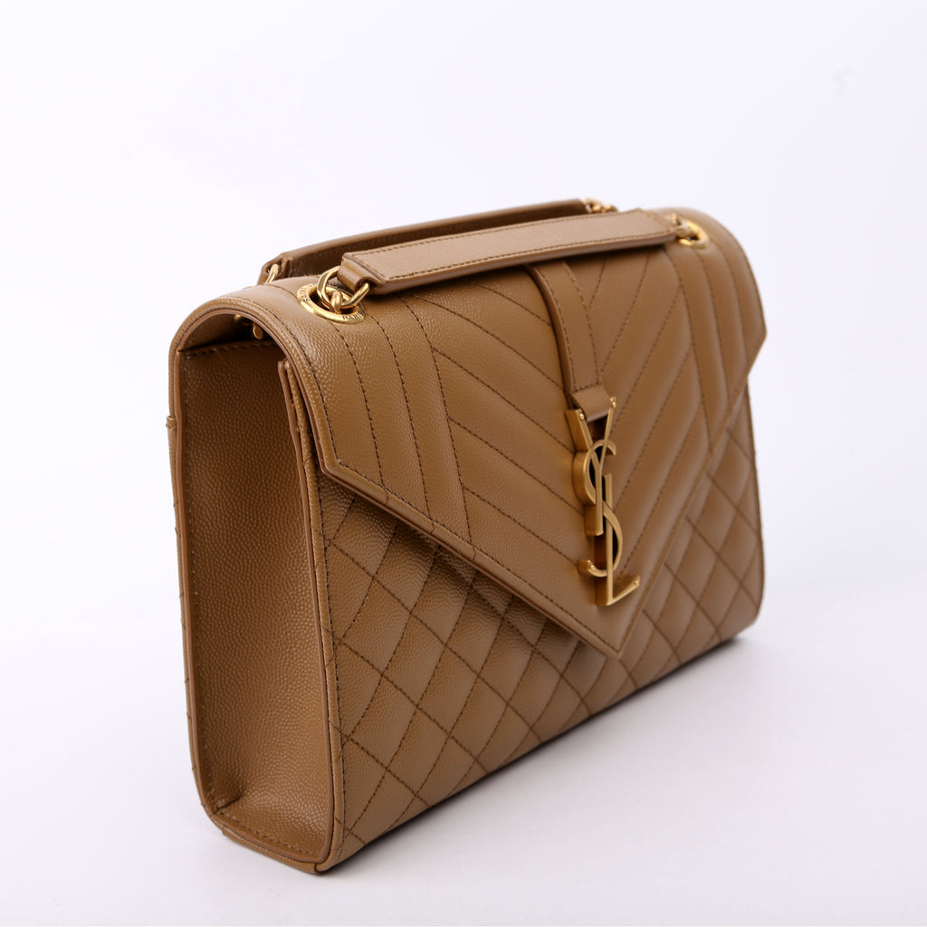 Envelope Medium Grain De Triquilt Olive