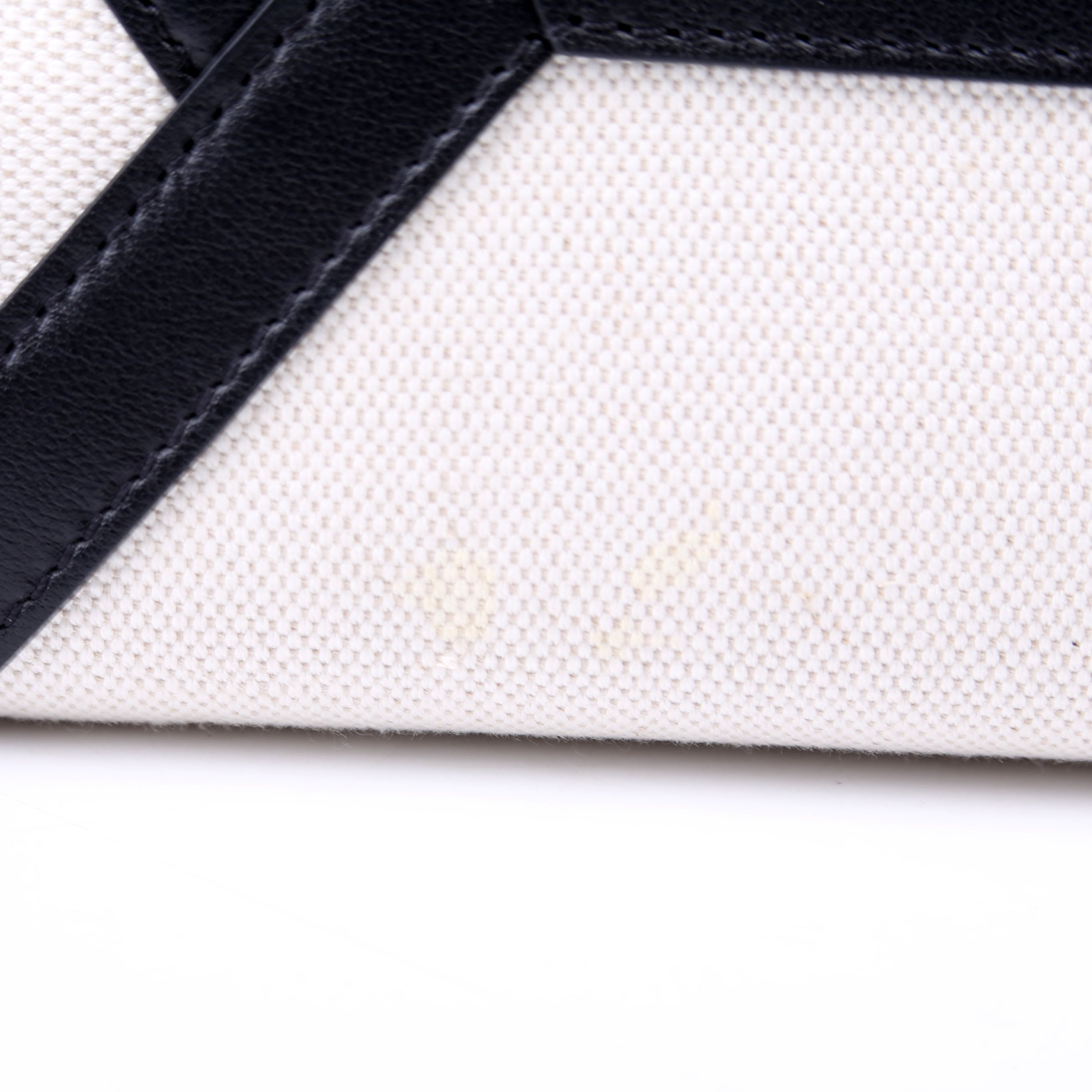 VLTN Canvas Tote Small White/Black