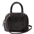 449654 Mini Dome Micro Guccissima Black