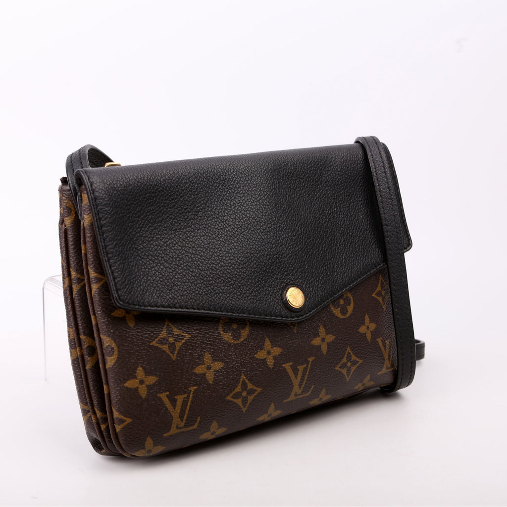 Pochette Twice Monogram Black