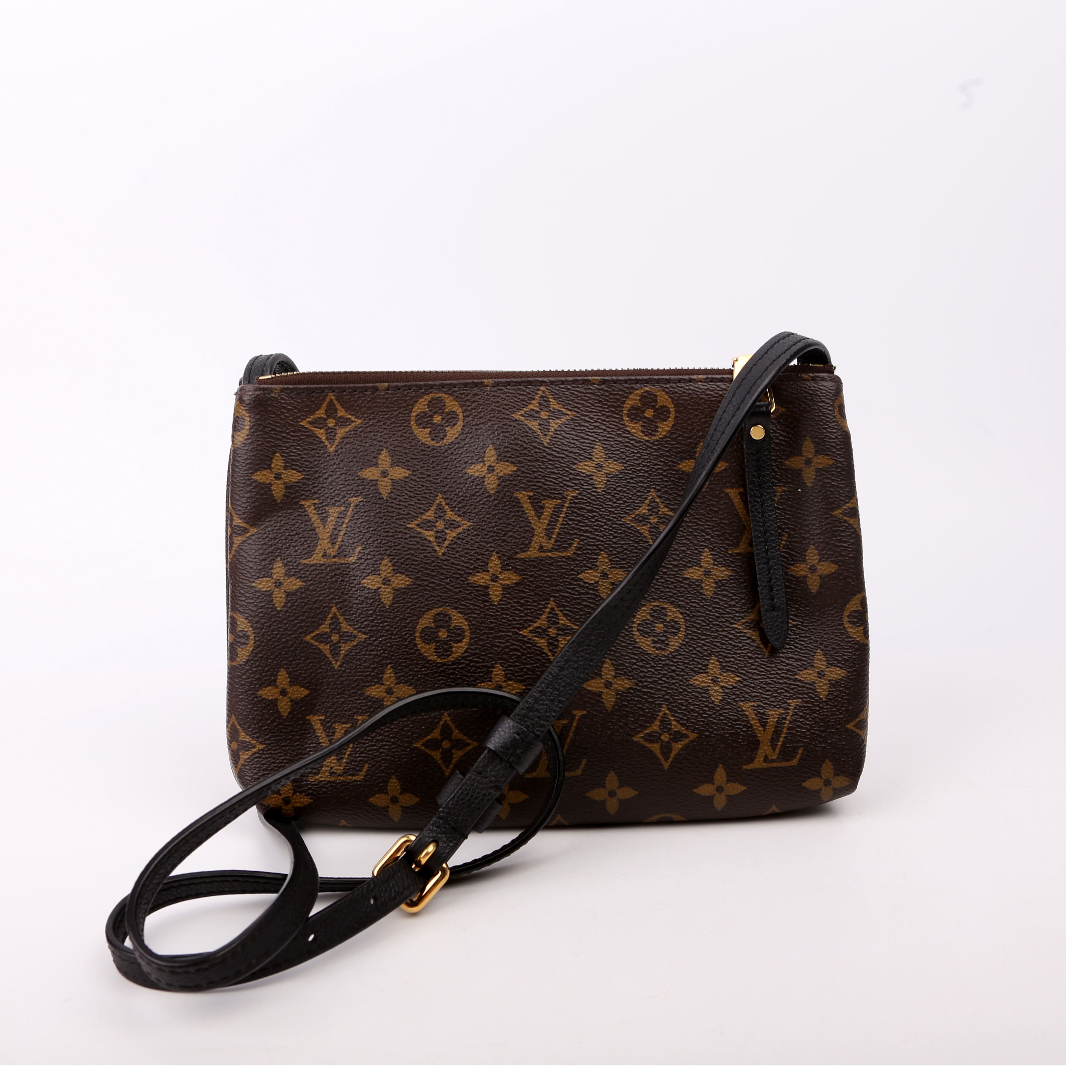 Pochette Twice Monogram Black
