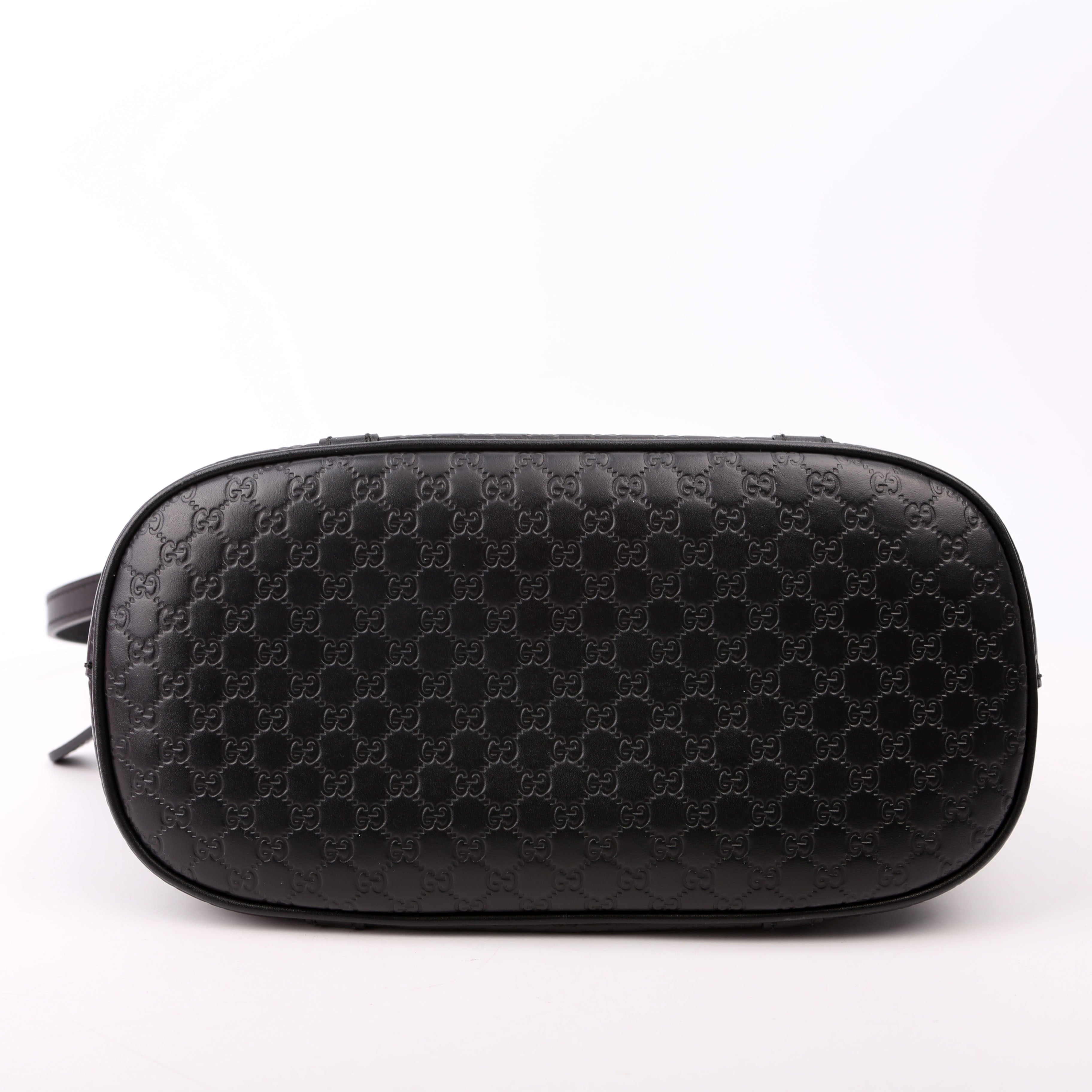 449654 Mini Dome Micro Guccissima Black