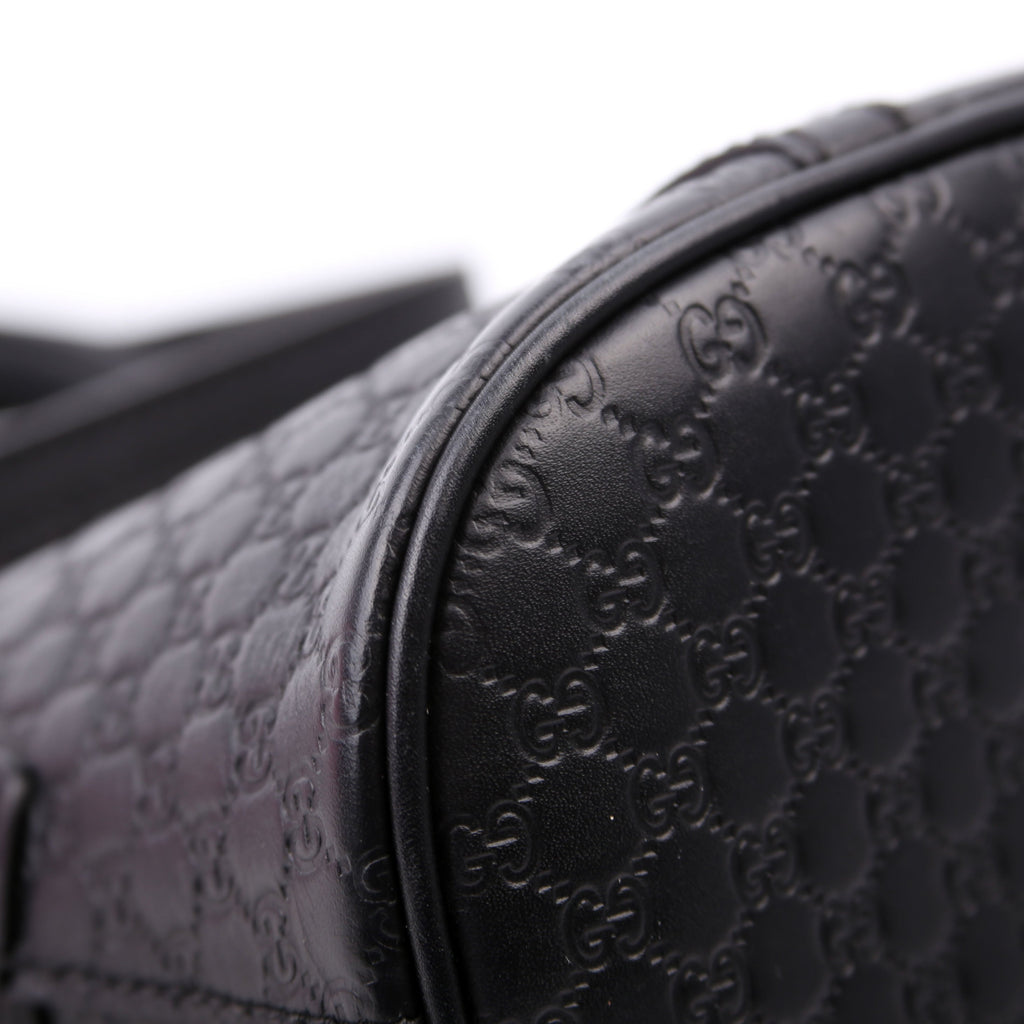449654 Mini Dome Micro Guccissima Black