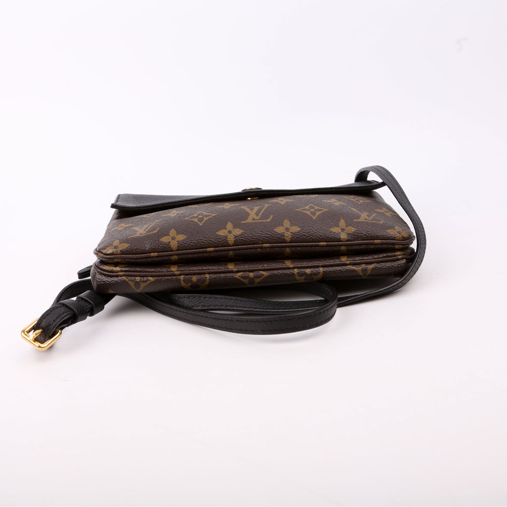 Pochette Twice Monogram Black