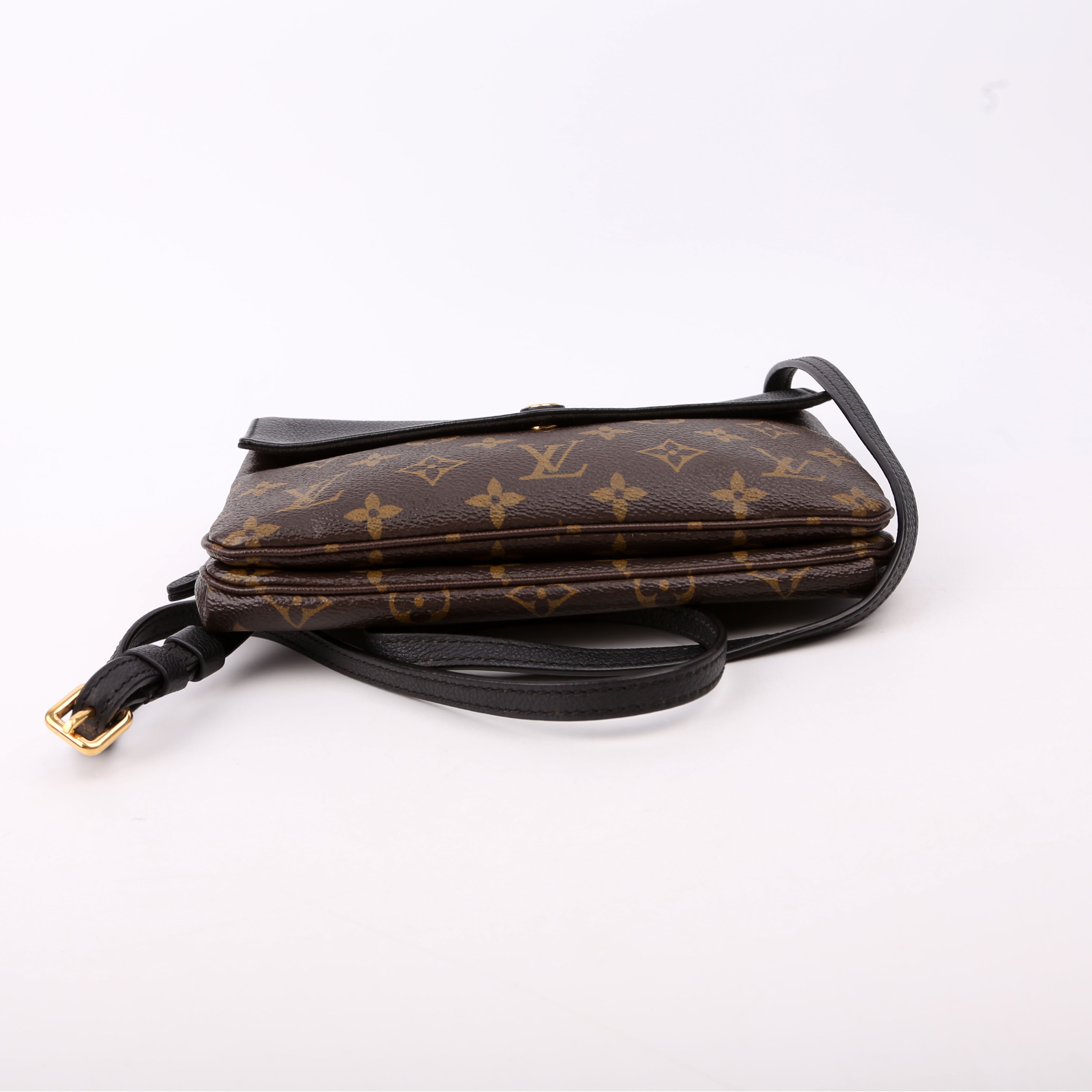 Pochette Twice Monogram Black