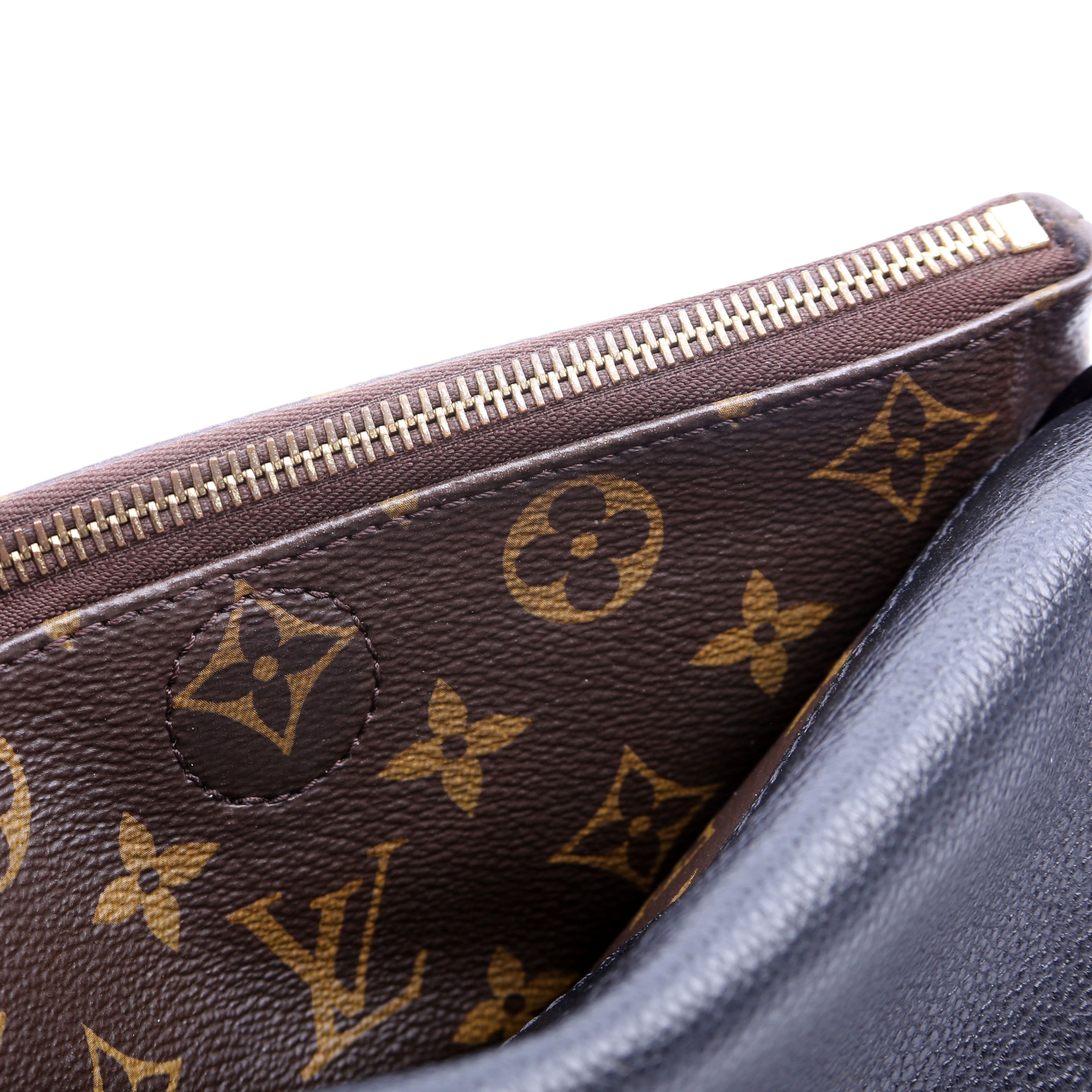 Pochette Twice Monogram Black
