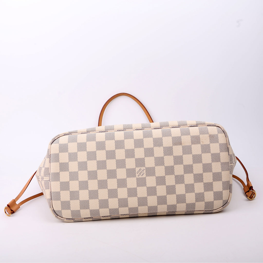 Neverfull with Wallet MM Damier Azur