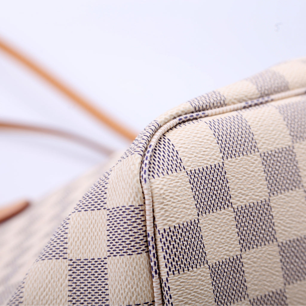 Neverfull with Wallet MM Damier Azur