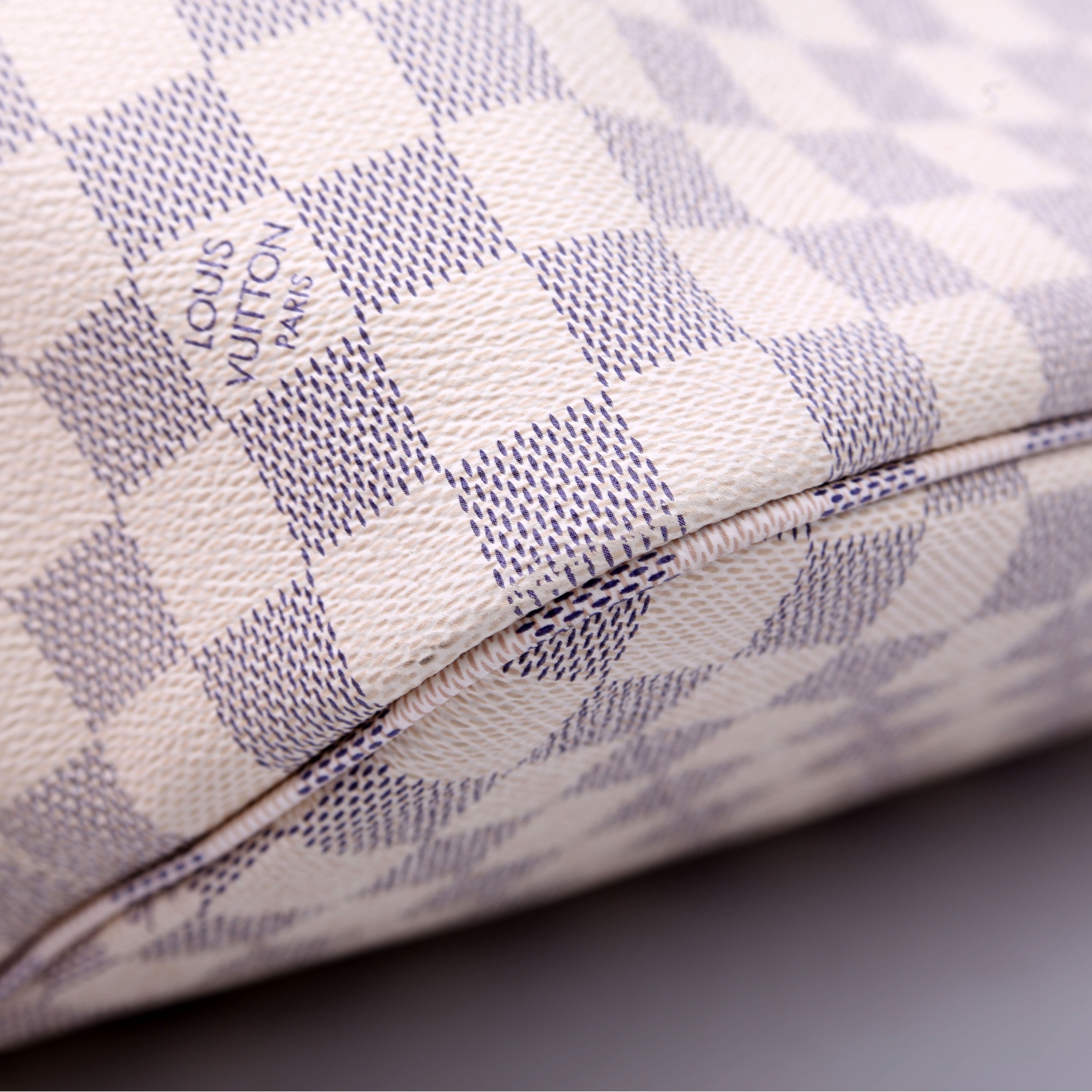 Neverfull with Wallet MM Damier Azur