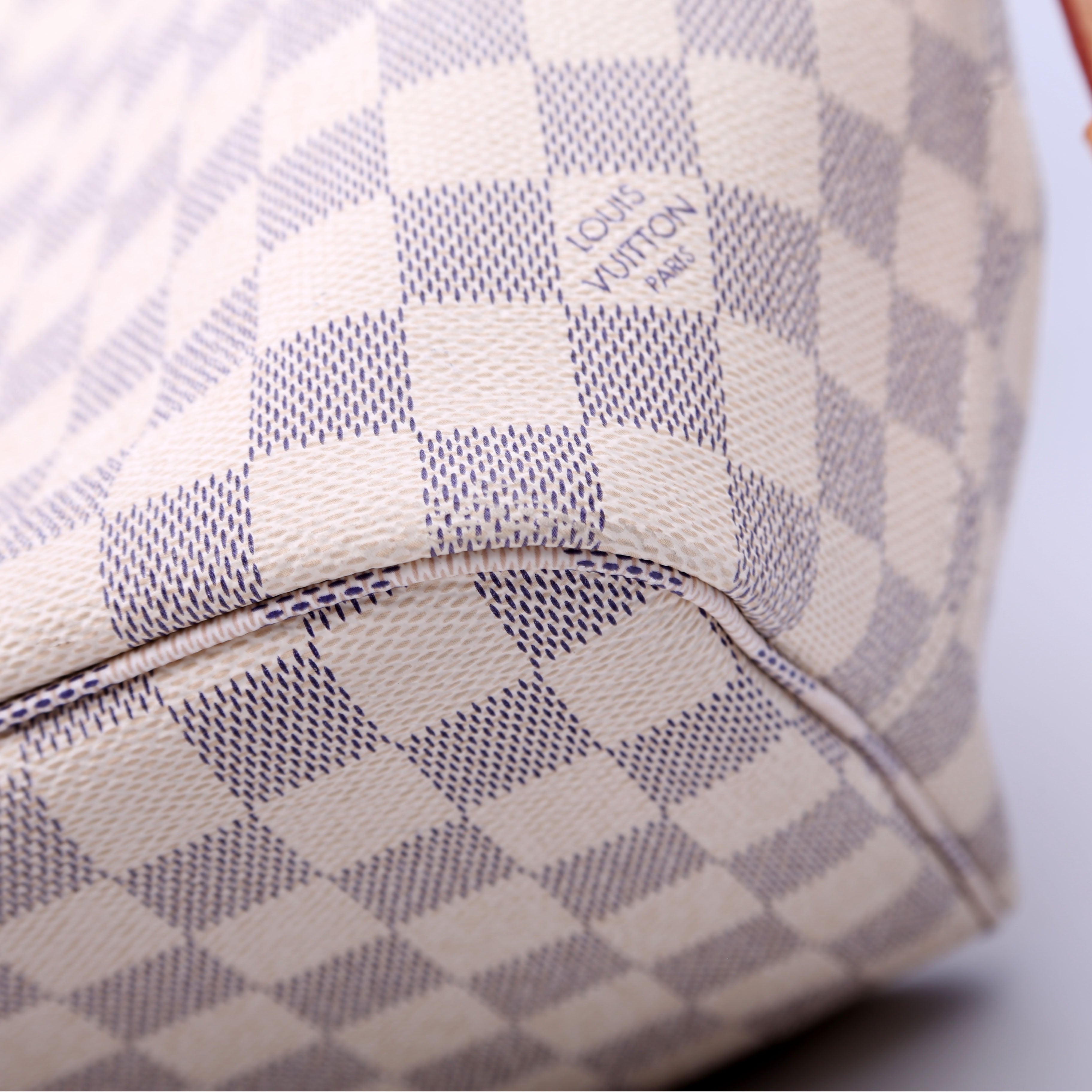 Neverfull with Wallet MM Damier Azur