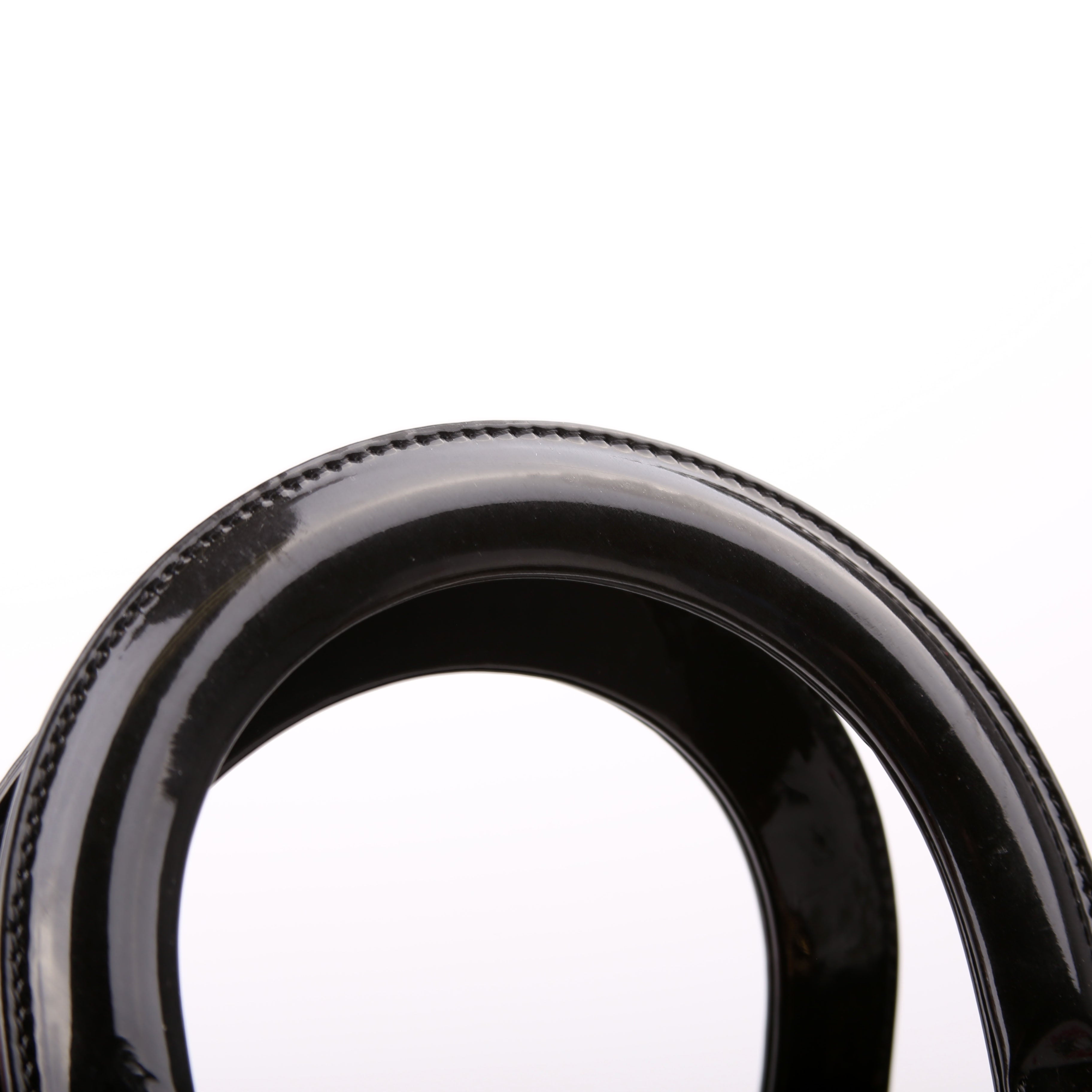 Lady Dior Large Patent Black