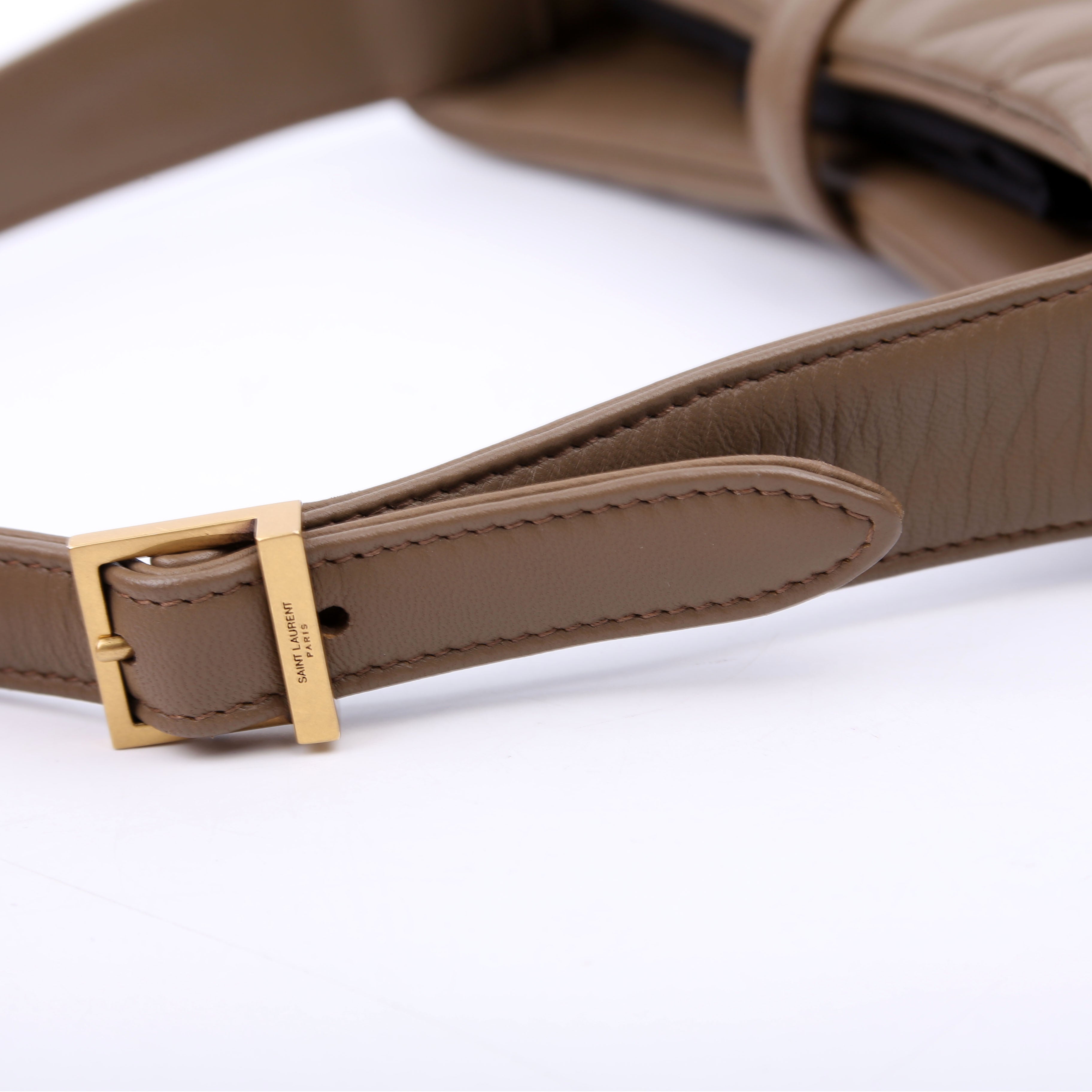 Le 5 A 7 Hobo Padded Lambskin Olive