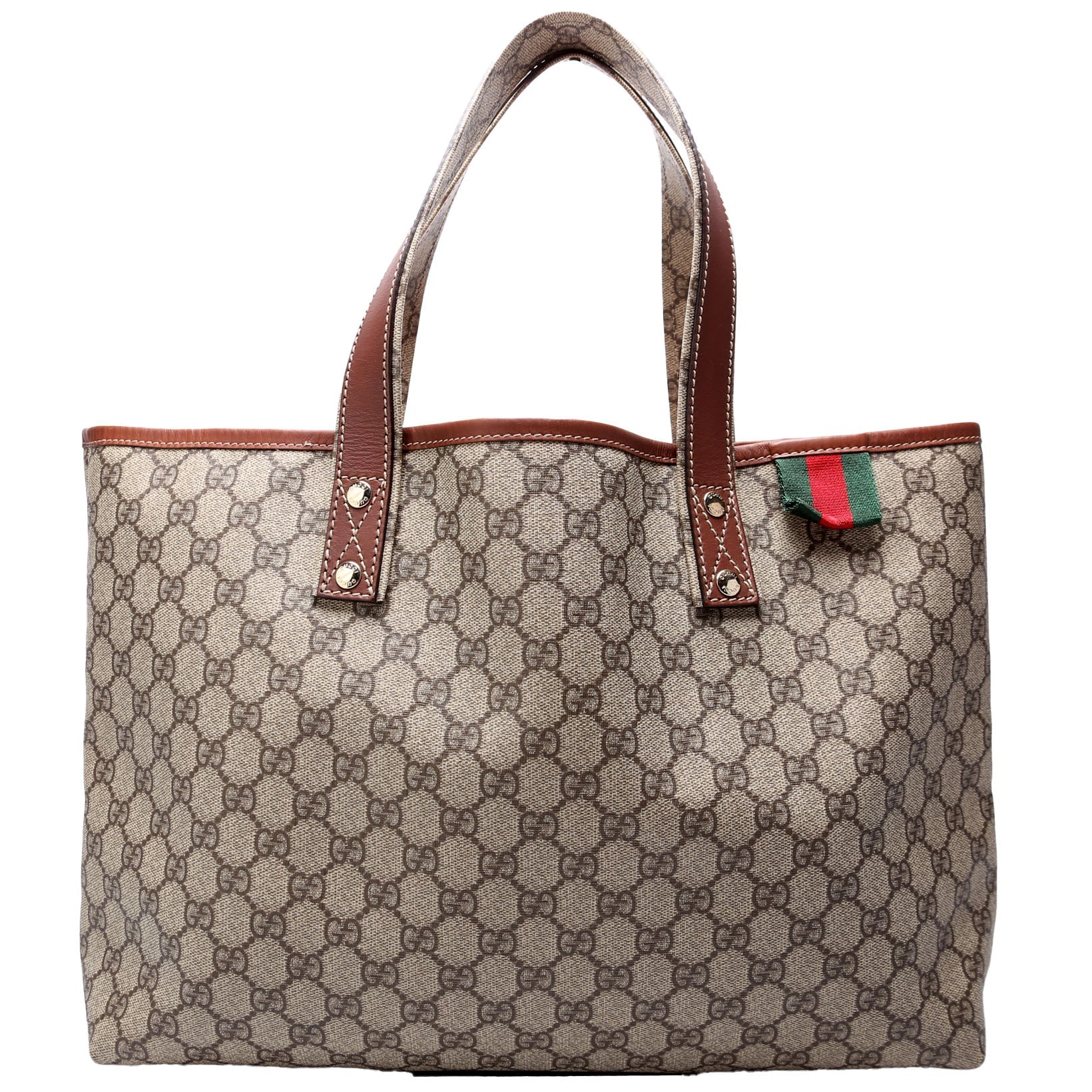 211134 Sherry Line Tote Beige/Brown