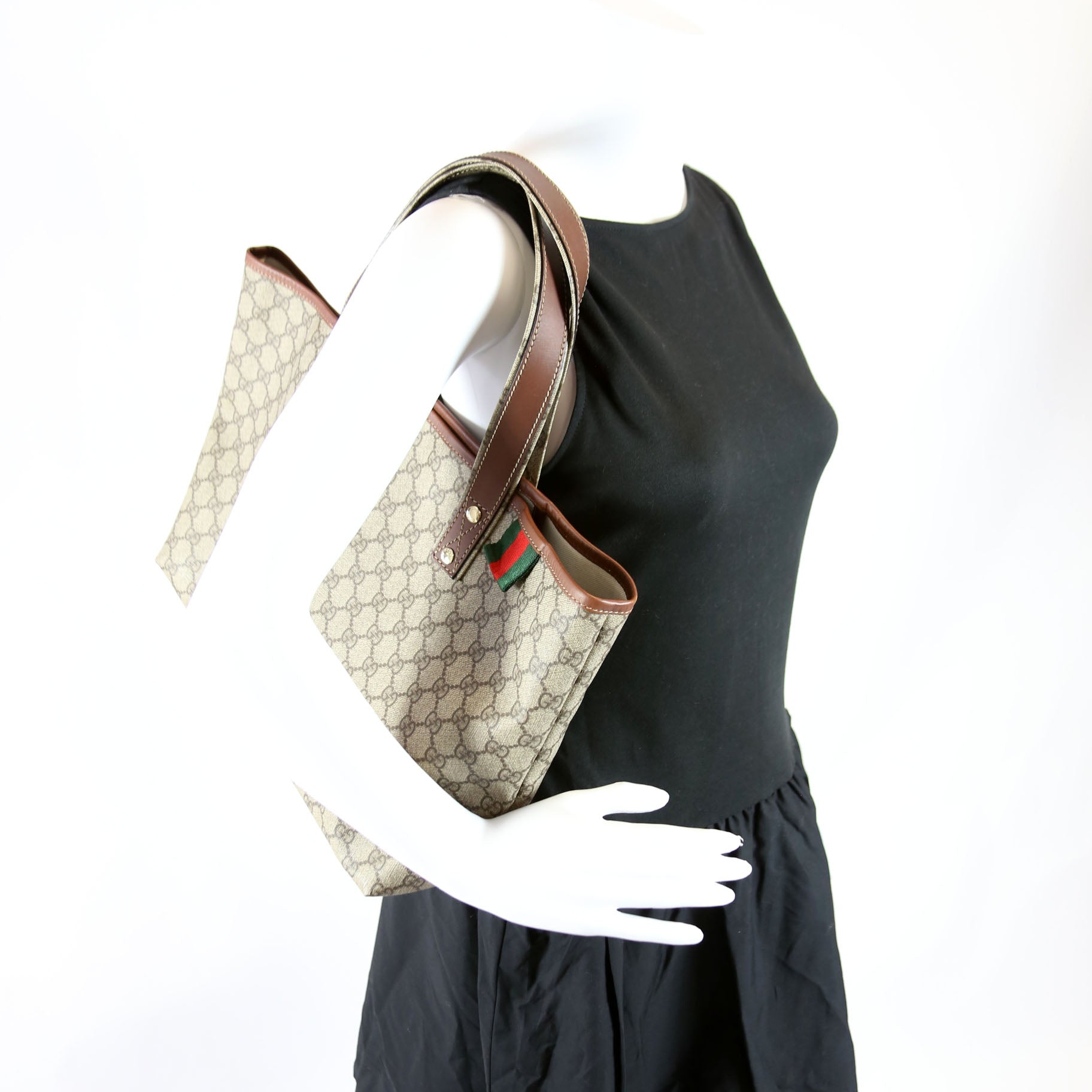 211134 Sherry Line Tote Beige/Brown