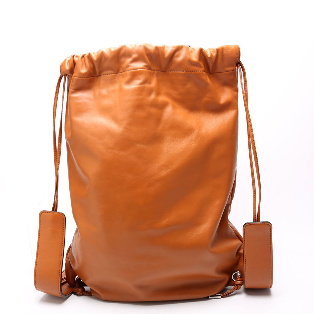 7VZ057 Roma Drawstring Backpack Brown