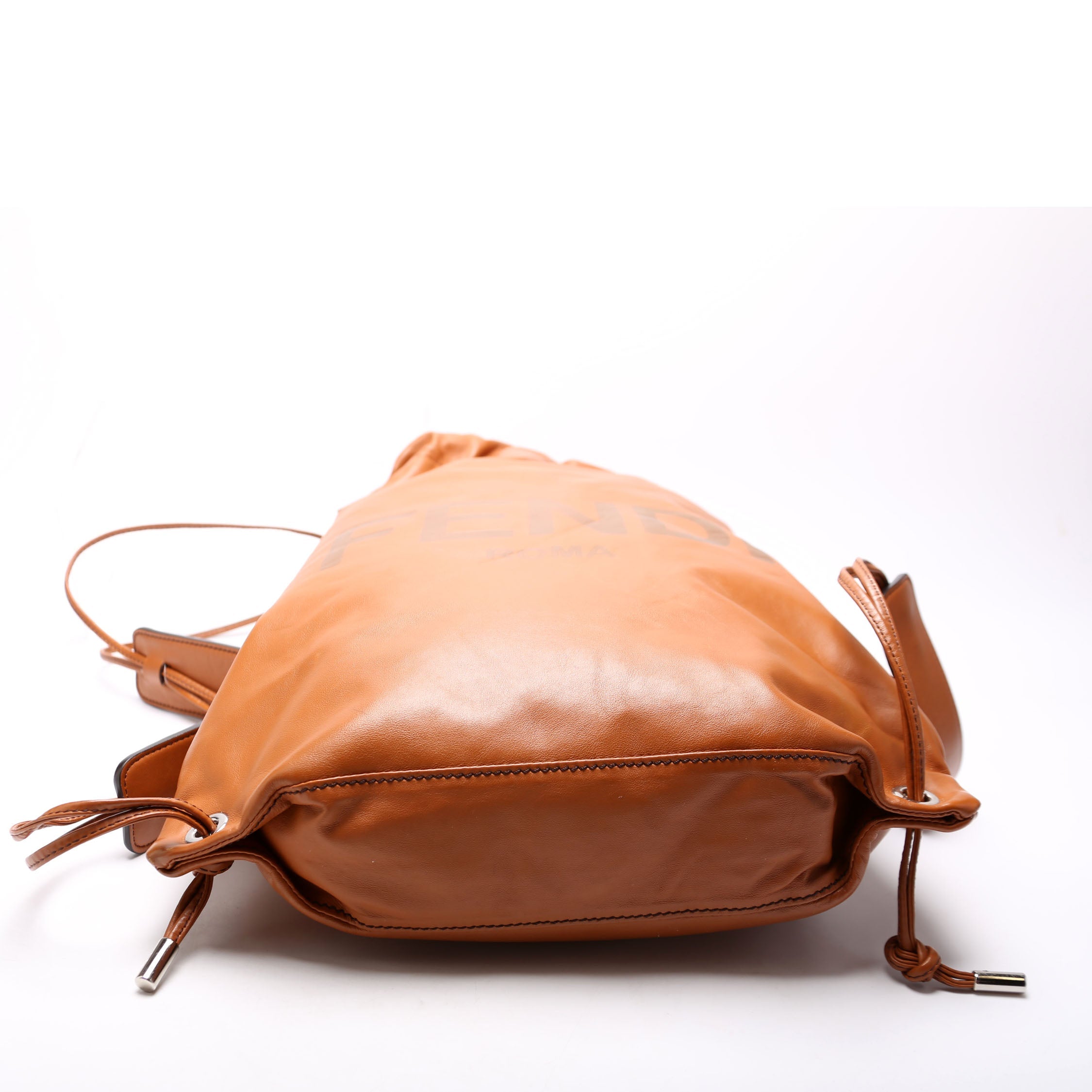 7VZ057 Roma Drawstring Backpack Brown