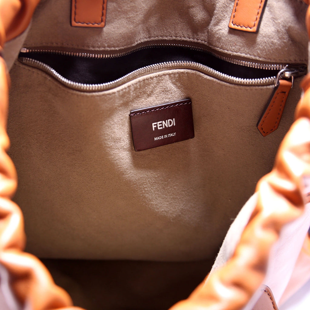 7VZ057 Roma Drawstring Backpack Brown