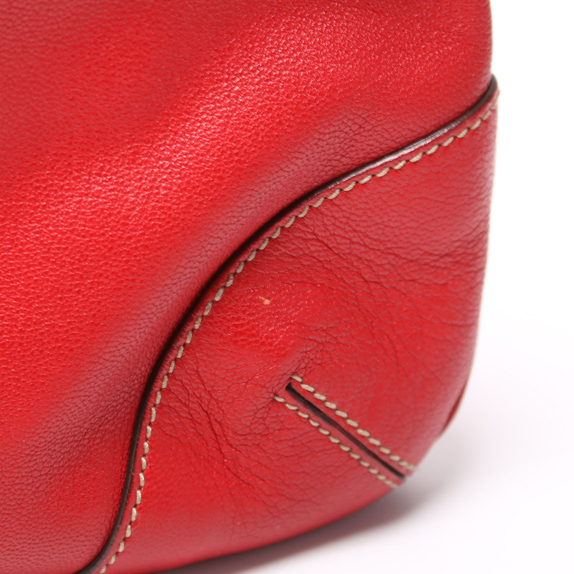 152461 Capri Shoulder Medium Leather Red